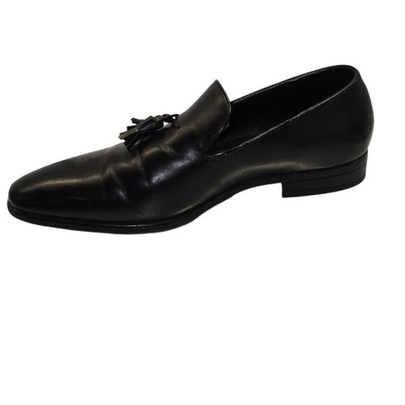Van Heusen Men's Plain Toe Tassel Slip-On Loafer Black Size 8.5M - Picture 9 of 12